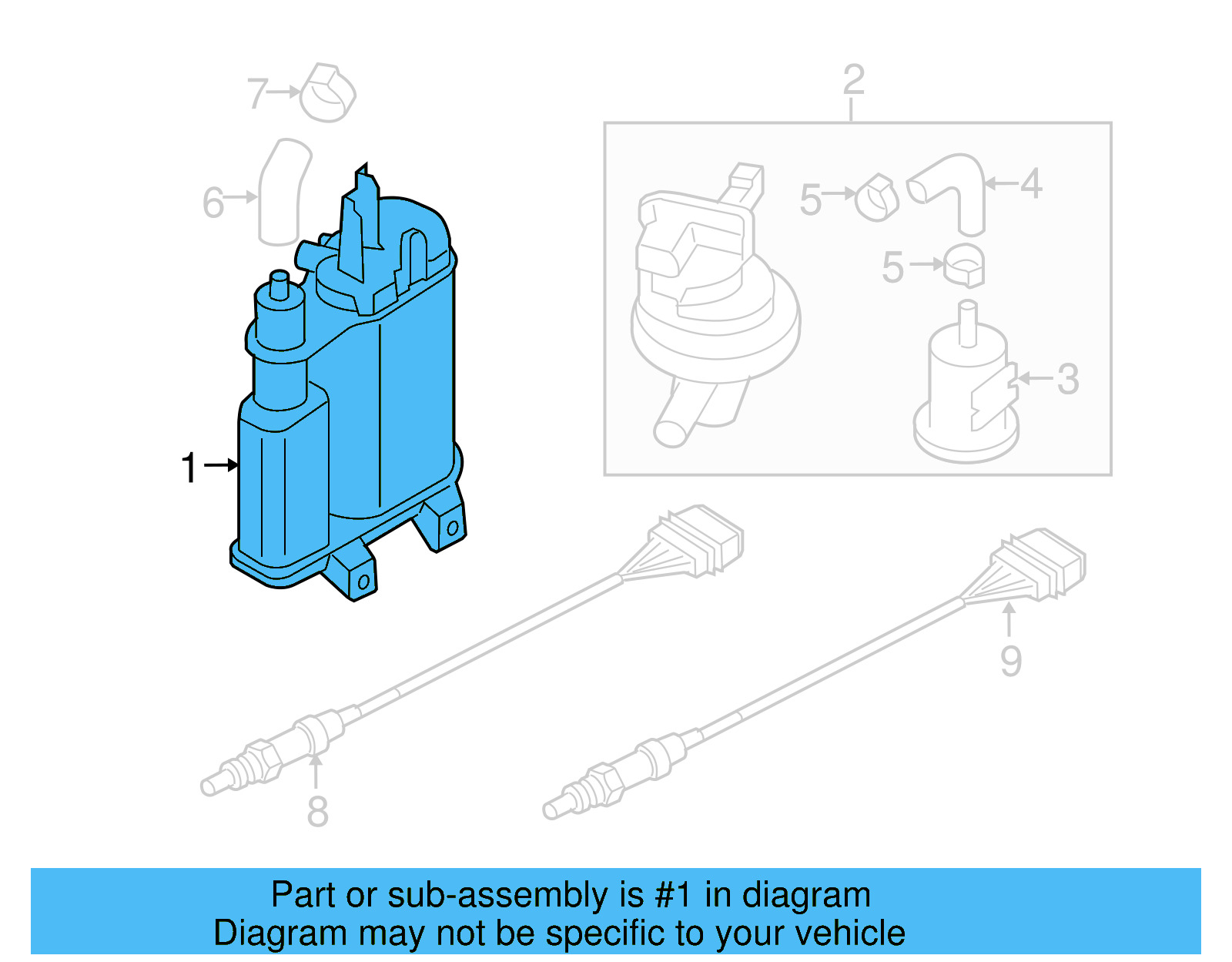 Vapor Canister 3C0-201-797-E - View 4