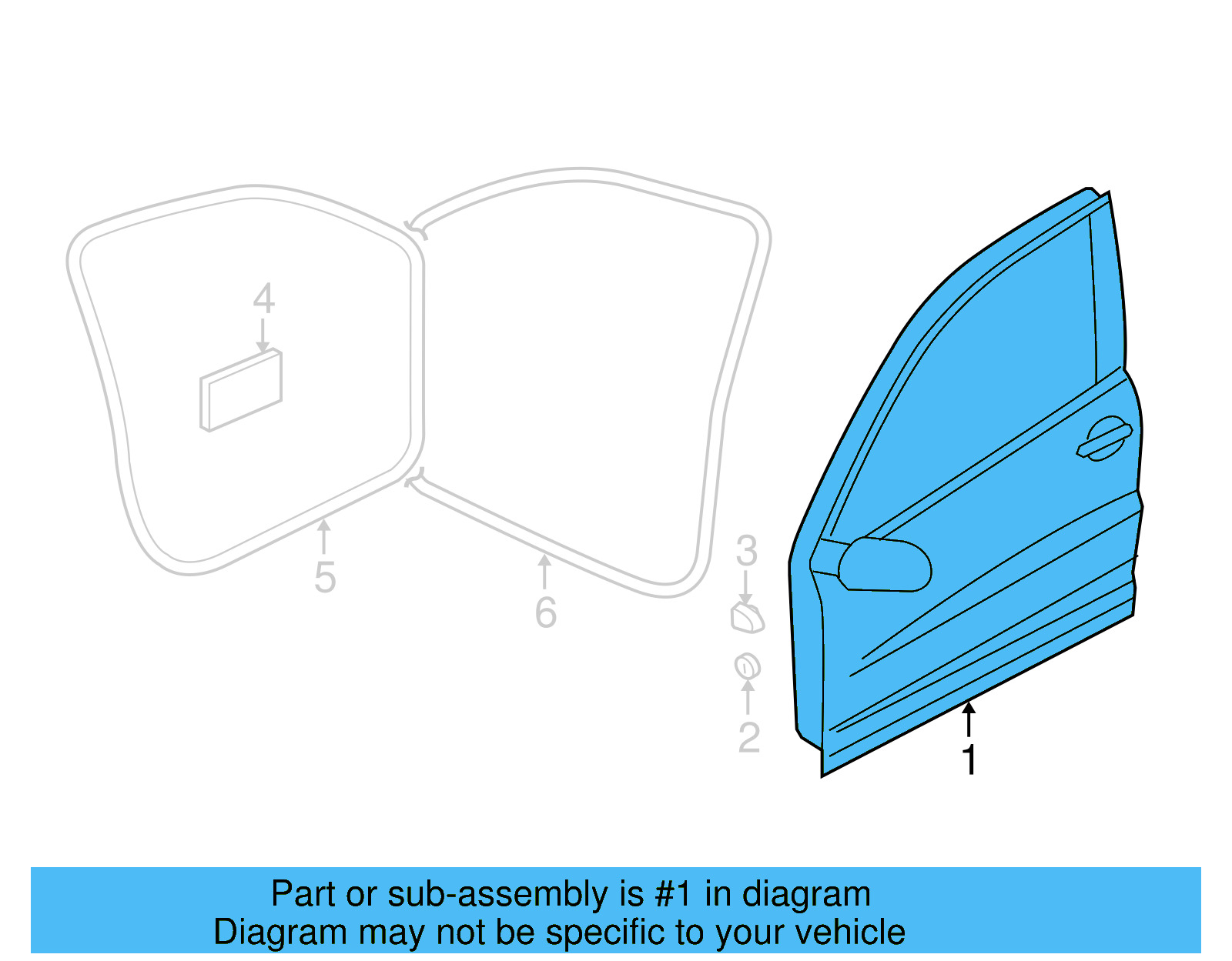 Door Shell 5NN-831-055-C - View 7