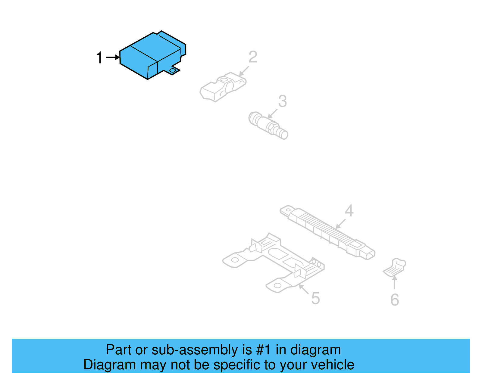 Control Module 7L6-907-273-B - View 5