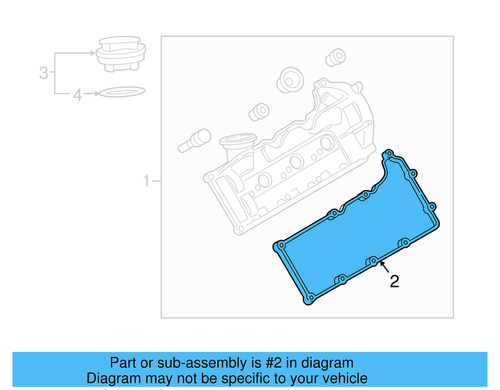 Valve Cover Gasket 059-103-483-T - View 14