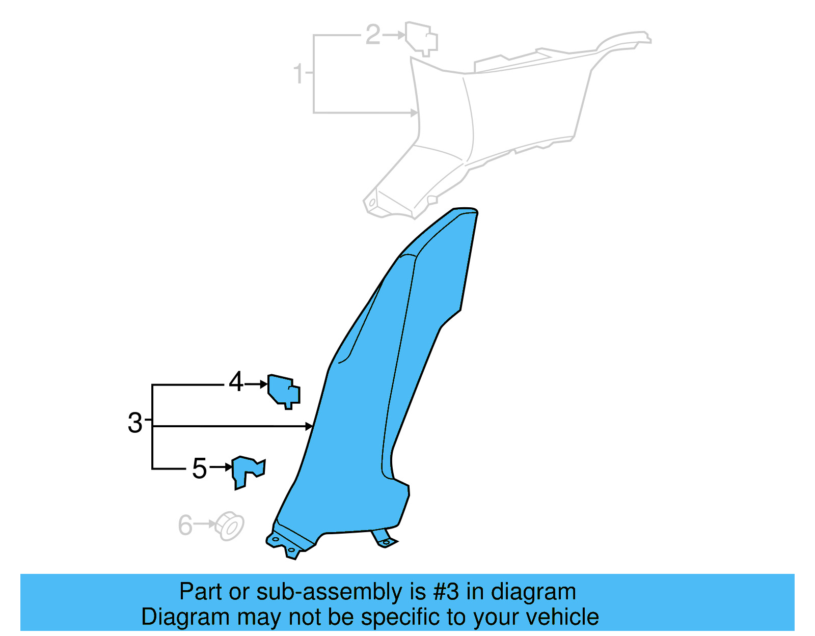 Wheelhouse Trim 5GM-867-766-82V - View 14