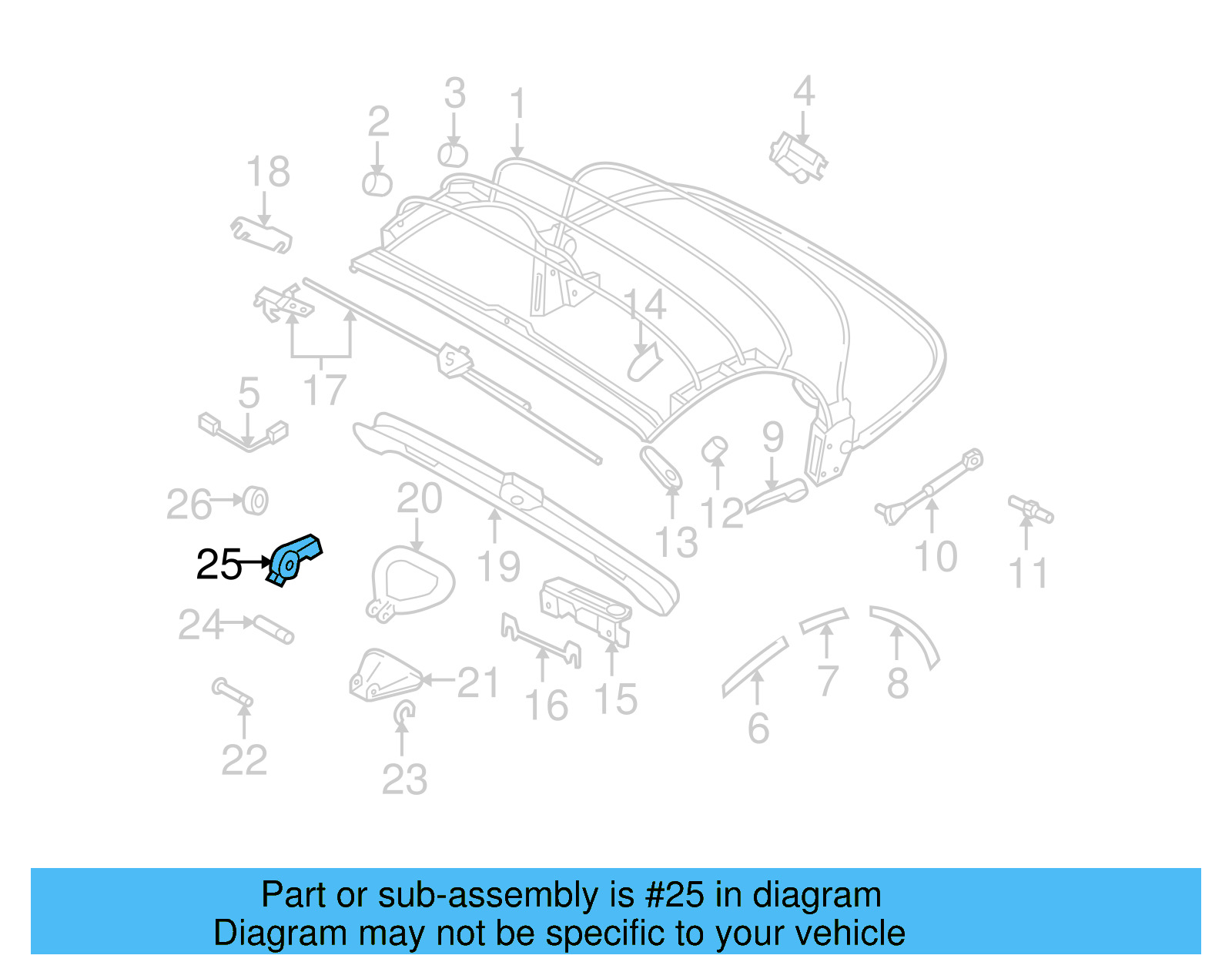 Adjust Lever 1Y0-871-825-A - View 4