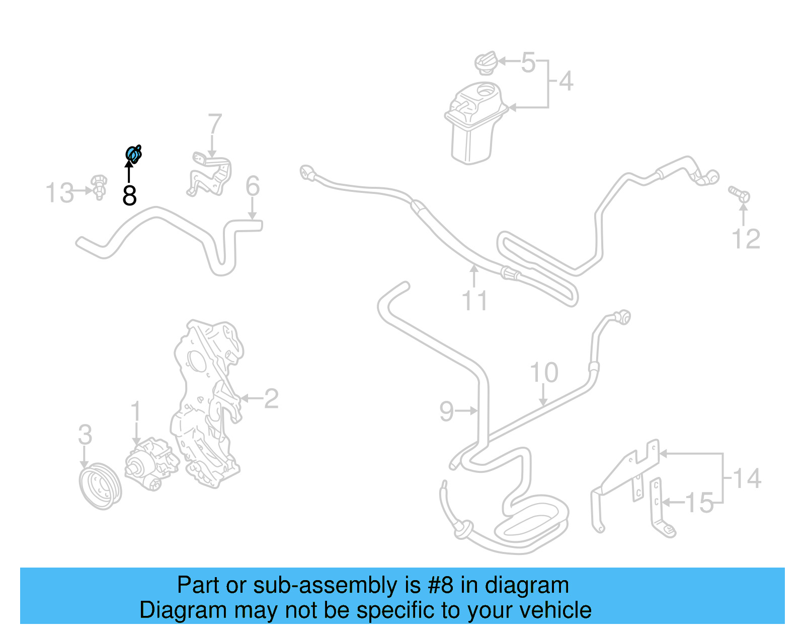 Suction Hose Clip 1C0-422-705-A - View 7