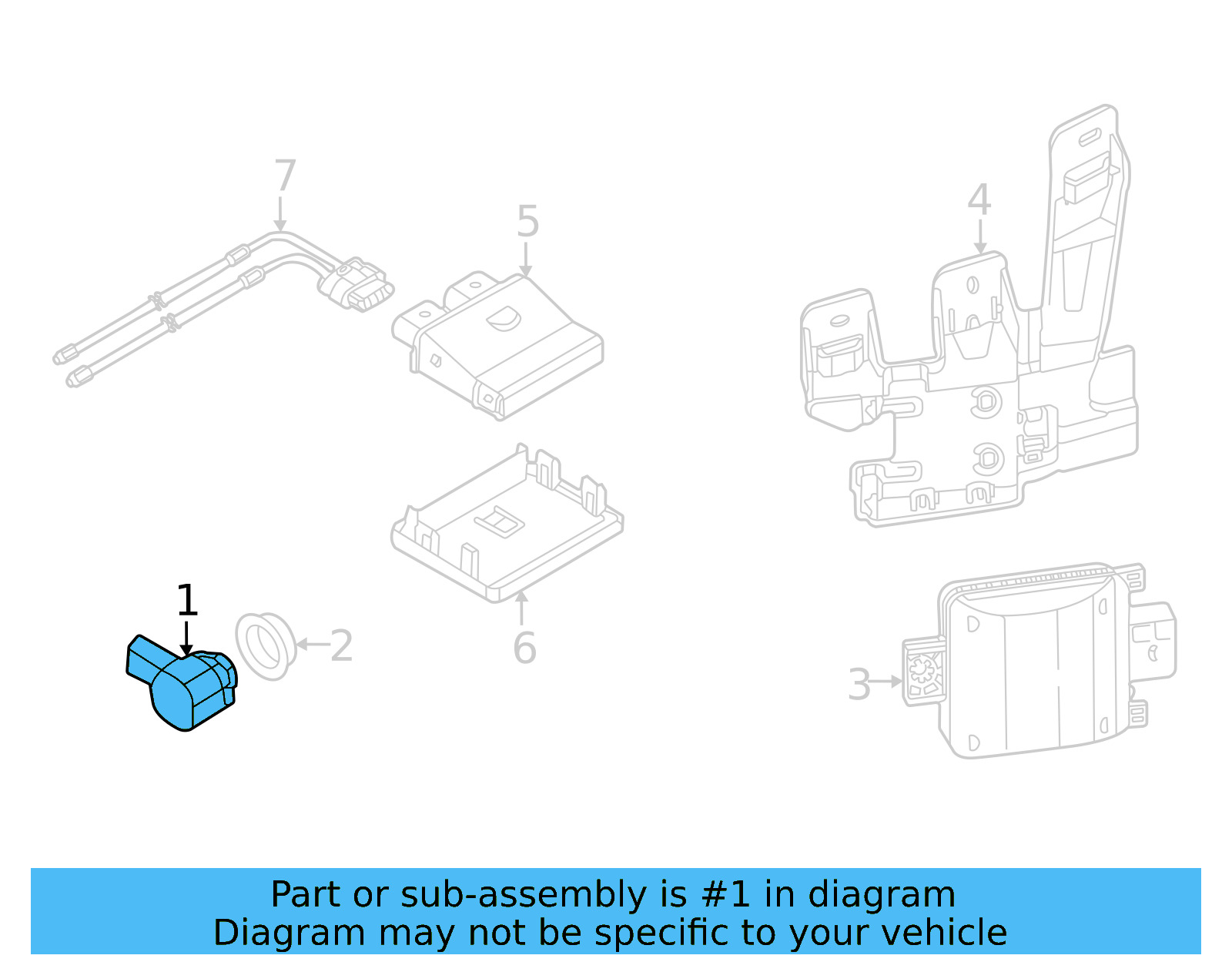 Park Sensor 1EA-919-275-905 - View 4