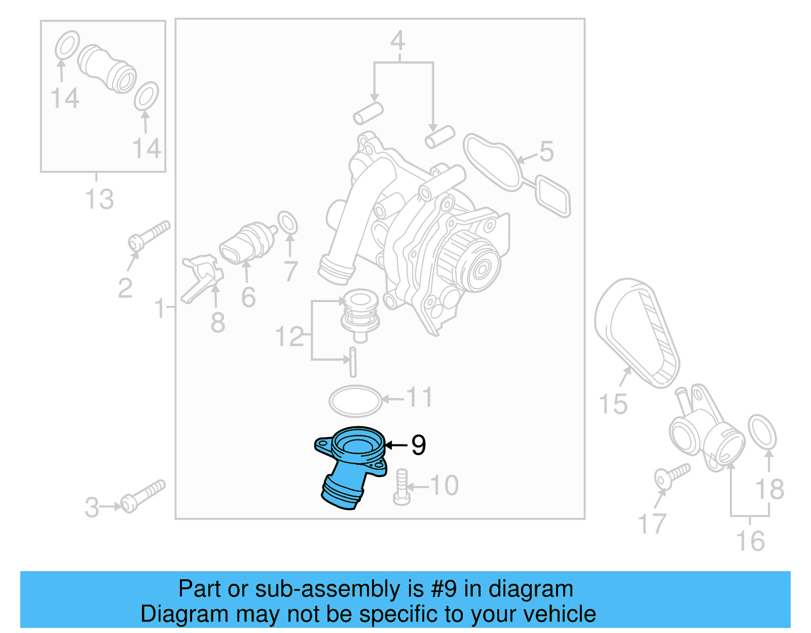 Thermostat Cover 06H-121-121-L - View 30