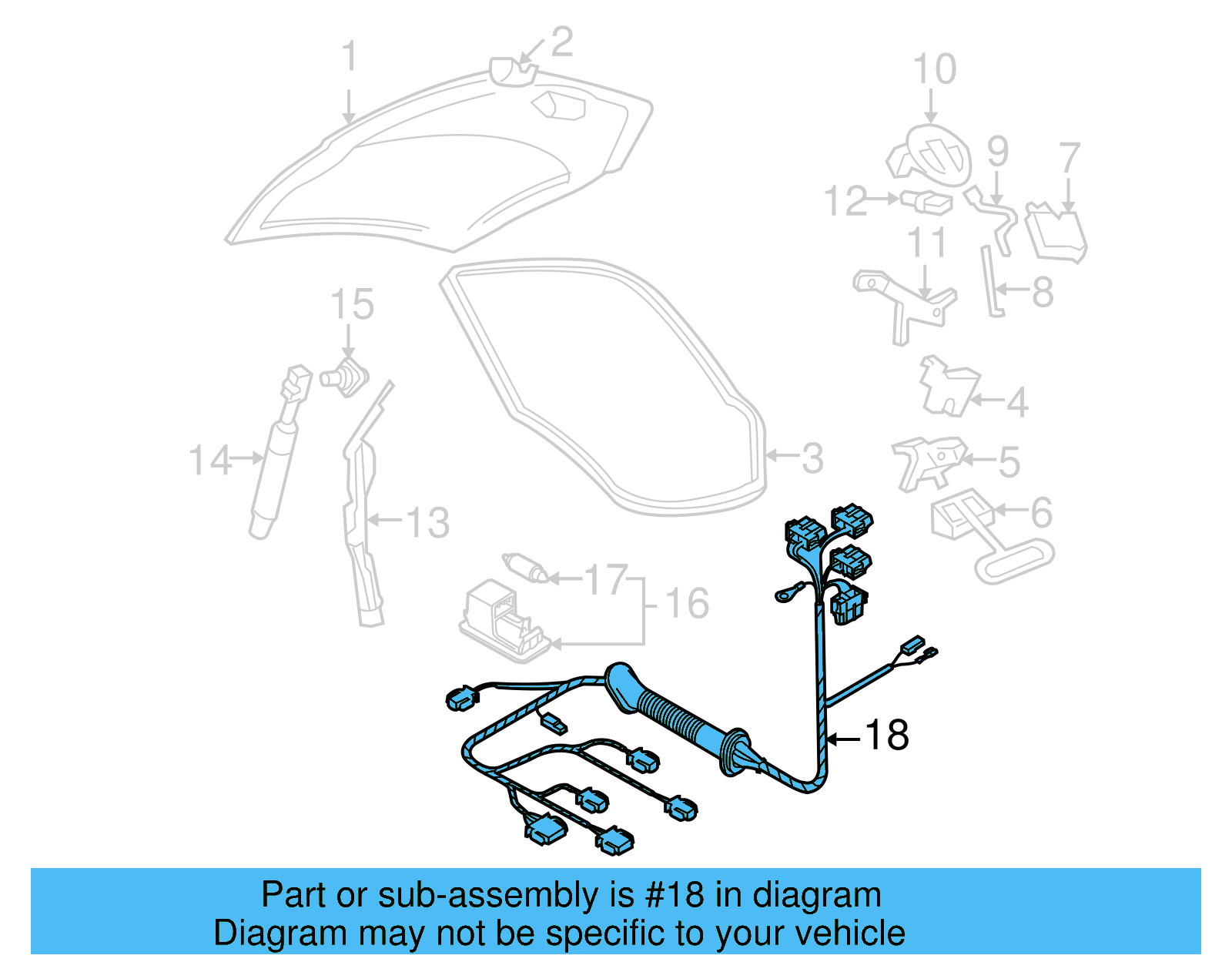 Wire Harness 1C0-972-175-AC - View 8