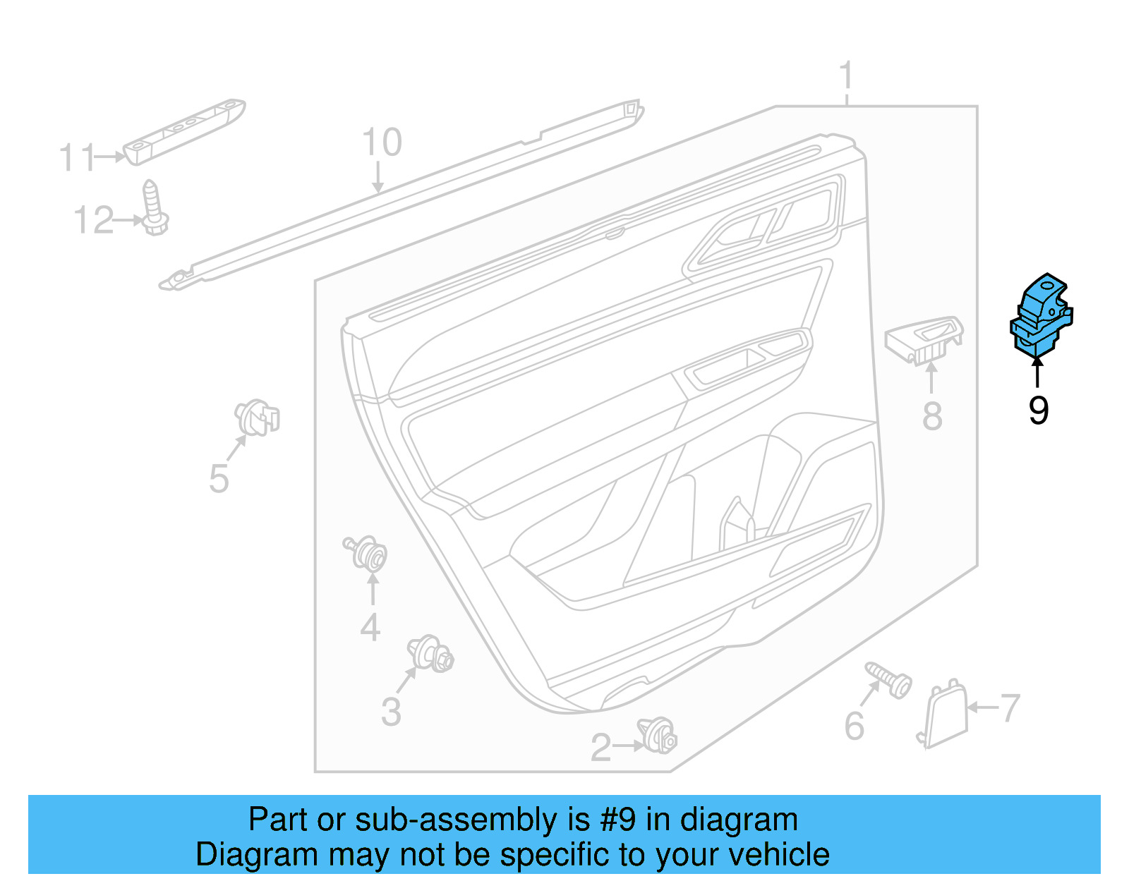 Window Switch 5G0-959-855-L-WZU - View 21