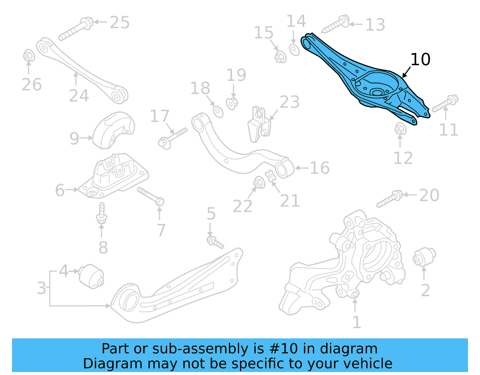 Lower Control Arm 3Q0-505-311-G - View 8