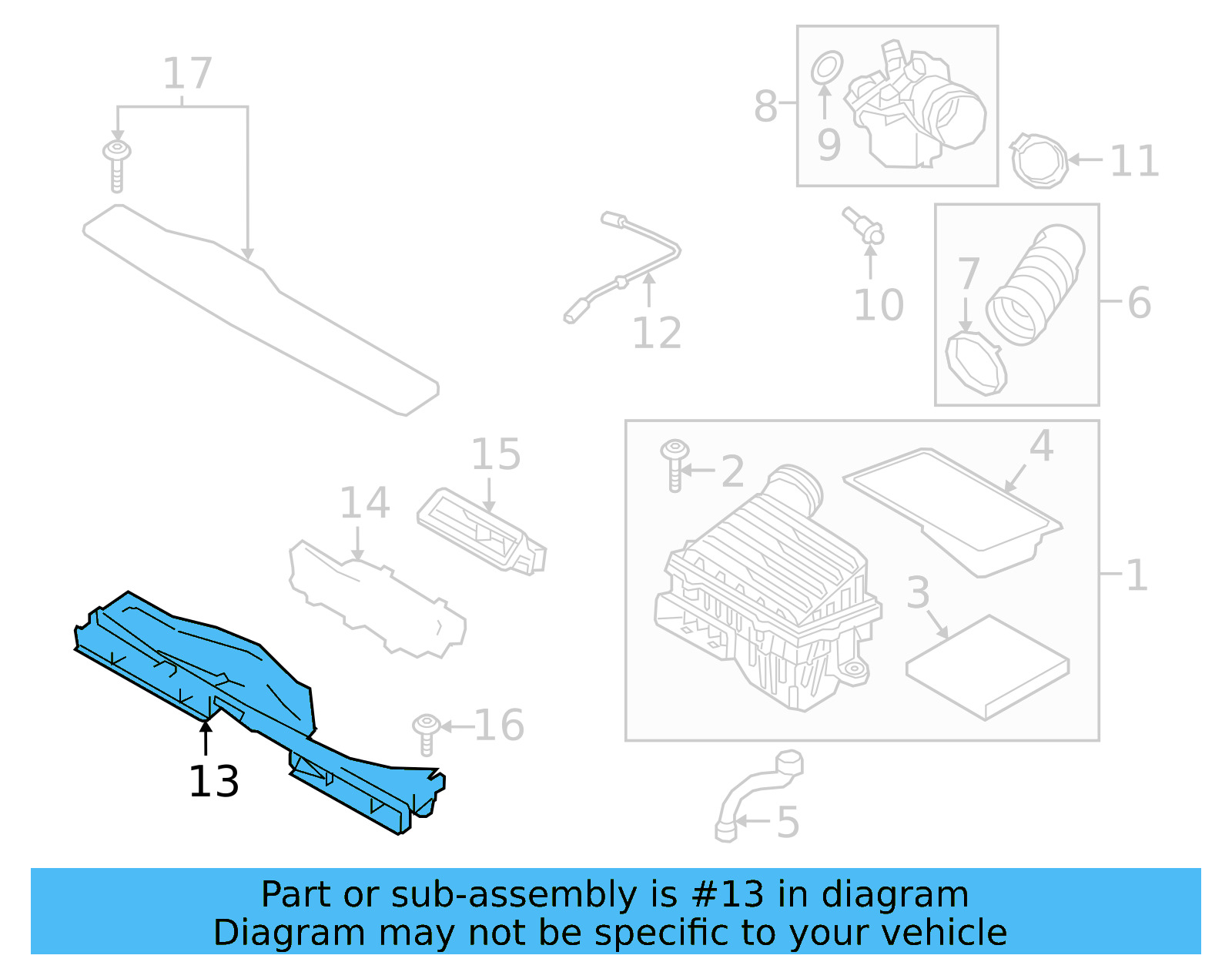 Inlet Duct 5QM-129-747 - View 3