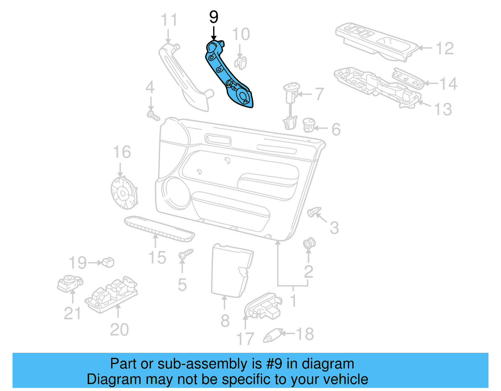 Grip Handle 1J0-867-180-B-A94 - View 16
