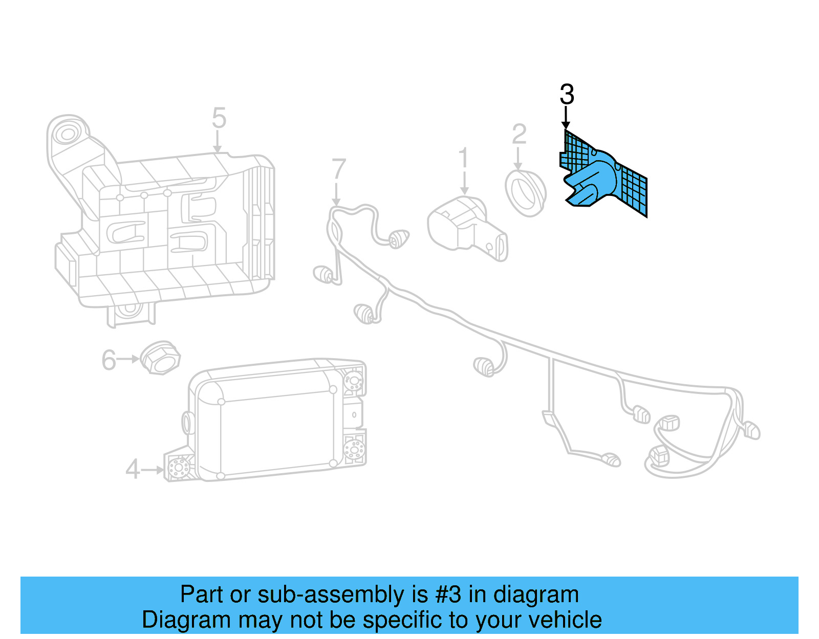 Mount Plate 3CN-919-397-9B9 - View 5