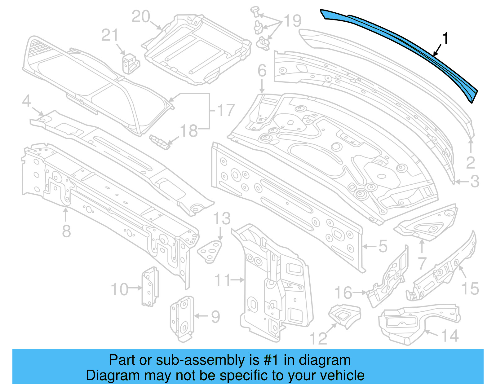 Upper Panel 5C3-810-257 - View 15