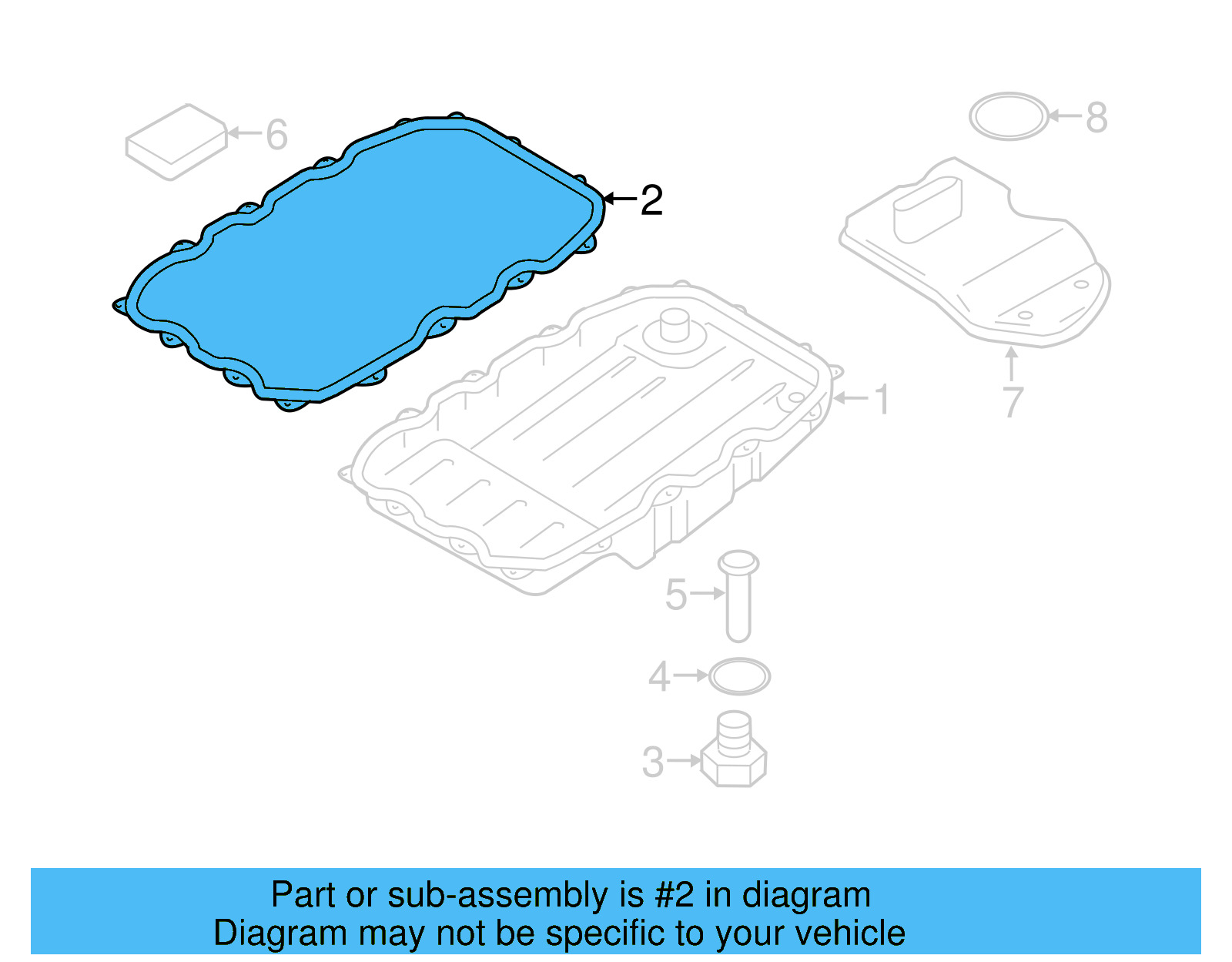Pan Gasket 0C8-321-371 - View 12