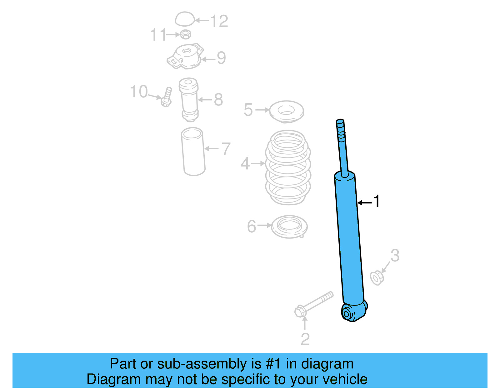 Shock Absorber 3QF-513-029-AC - View 4