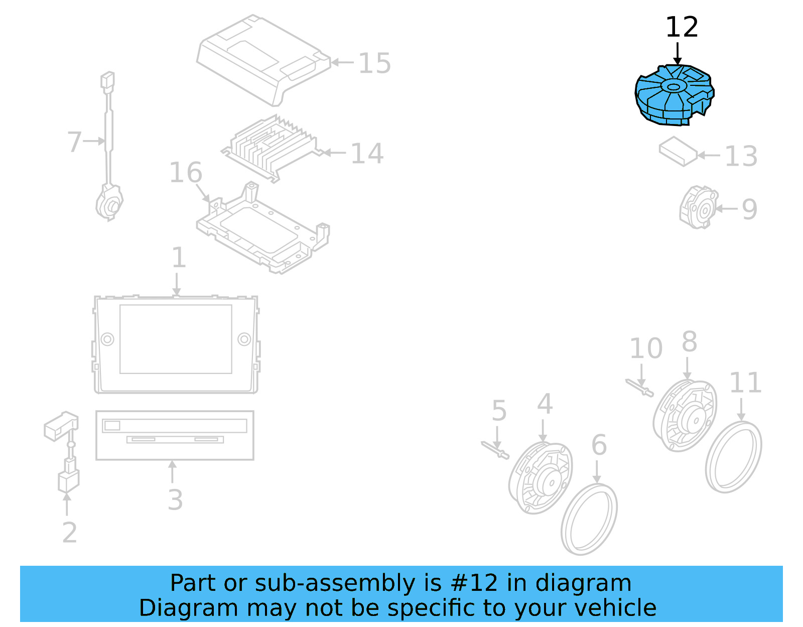 Rear Speaker 17A-035-621-B - View 7