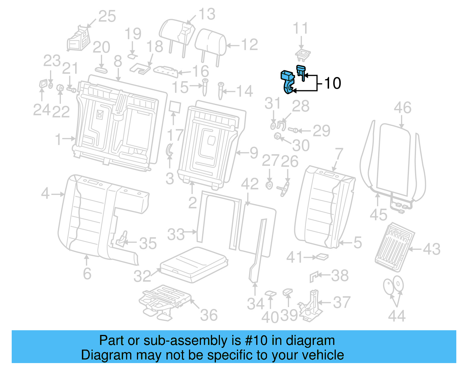 Latch Assembly 7L6-885-682-E-71N - View 4