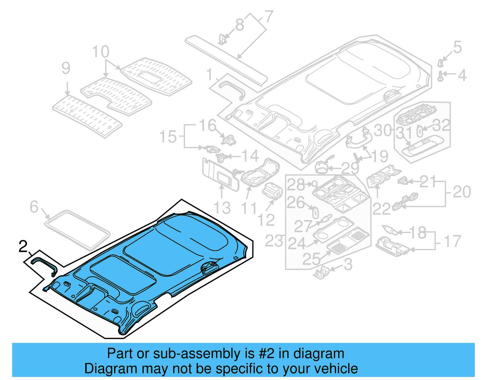 Headliner 3C9-867-502-J-6K8 - View 9