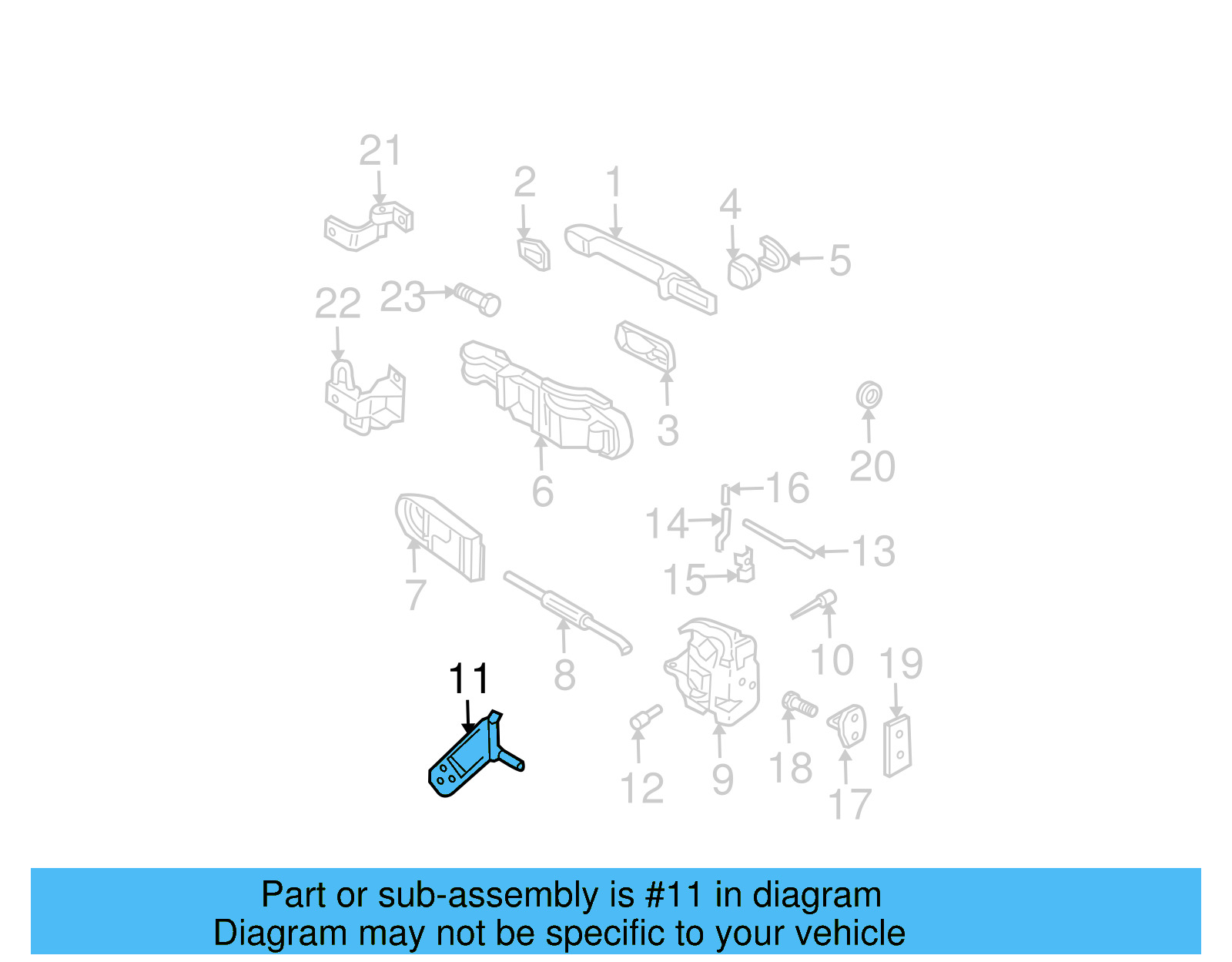 Lock Bracket 1J4-839-768-B - View 11