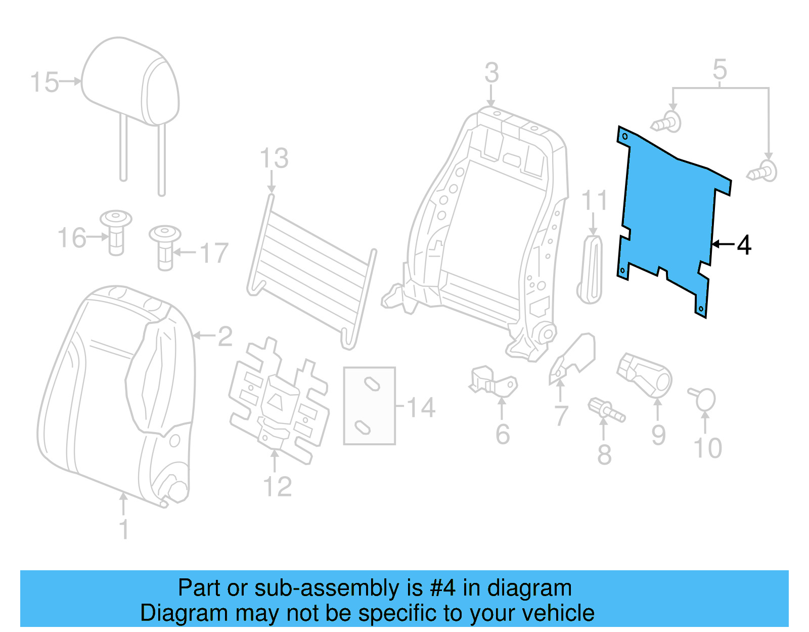 Seat Back Panel 5N0-881-989-D - View 27