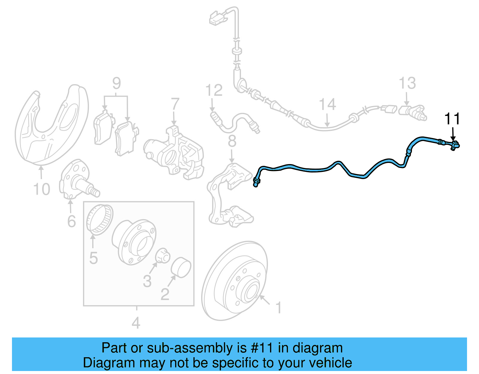 Brake Hydraulic Hose 1J0-614-750 - View 6