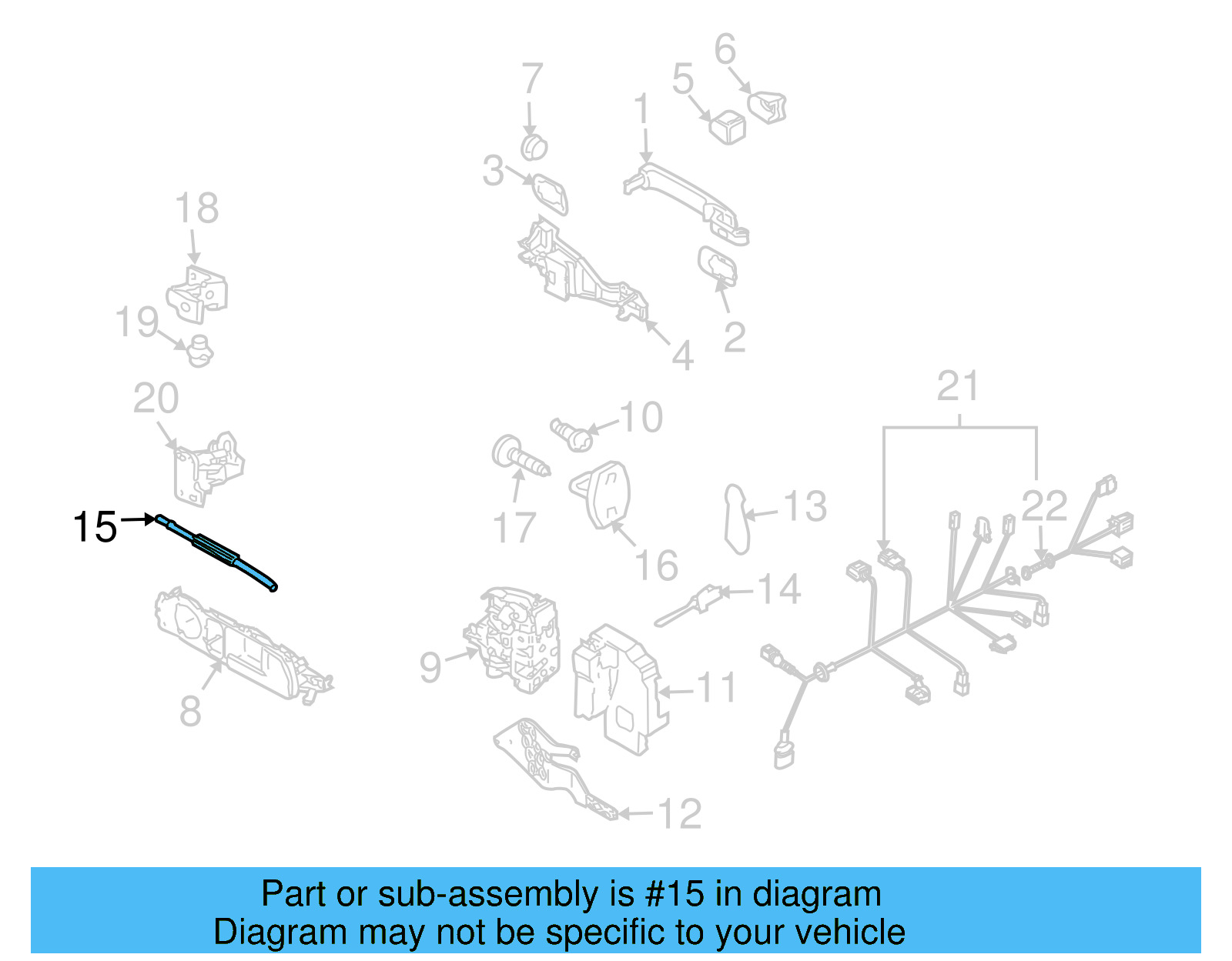 Release Cable 7L6-839-085-C - View 4