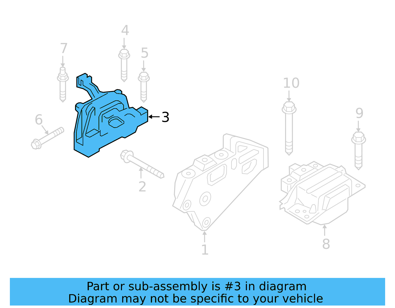 Mount 3QF-199-262-G - View 9