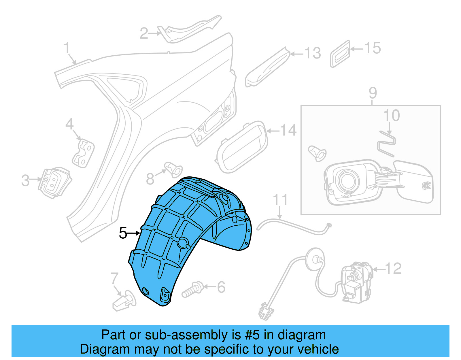 Wheelhouse Liner 561-810-971-A - View 4