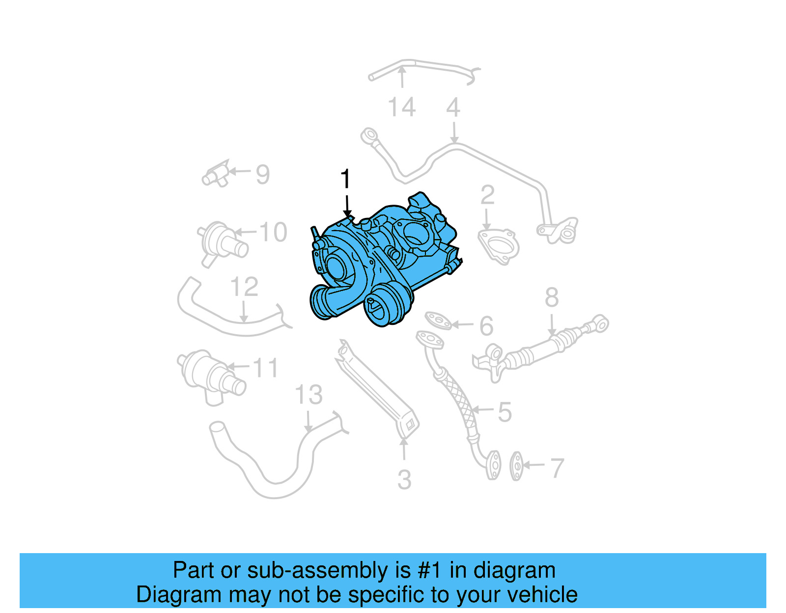 Turbocharger 06A-145-713-FX - View 17