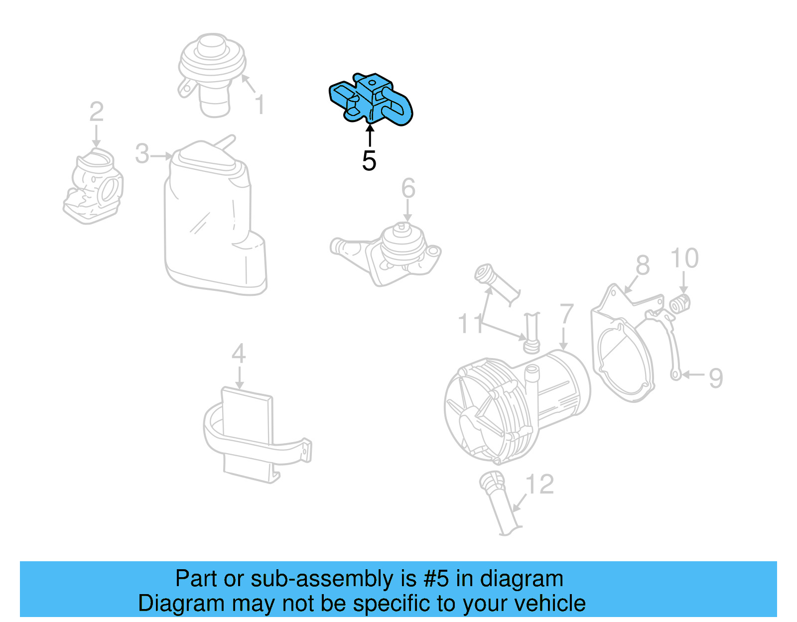 Vapor Canister Purge Solenoid 077-133-517-C - View 2