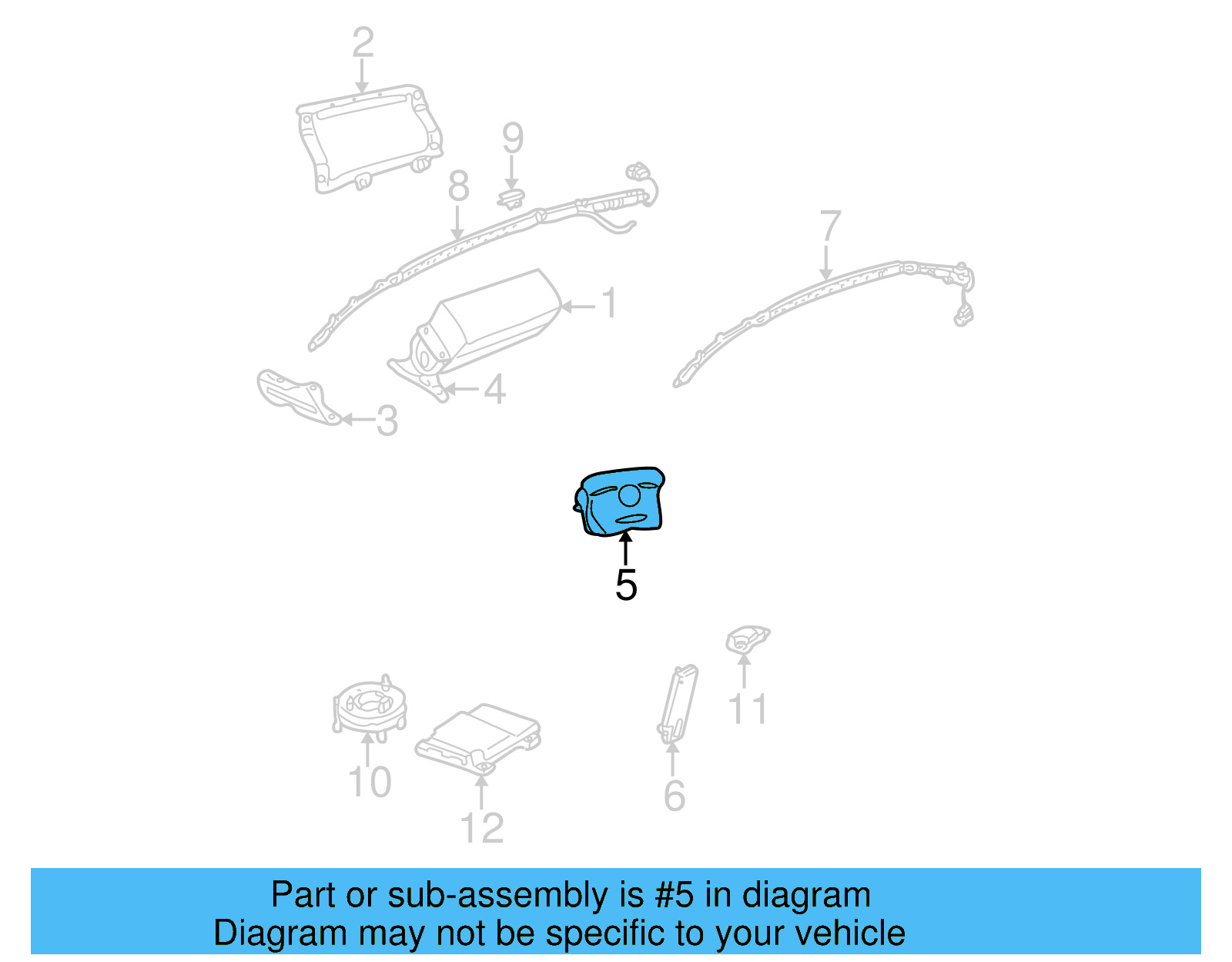 Driver Inflator Module 1J0-880-201-N-4EC - View 15