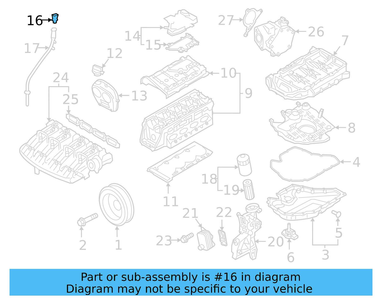 Engine Oil Dipstick 06K-115-611-AB - View 11