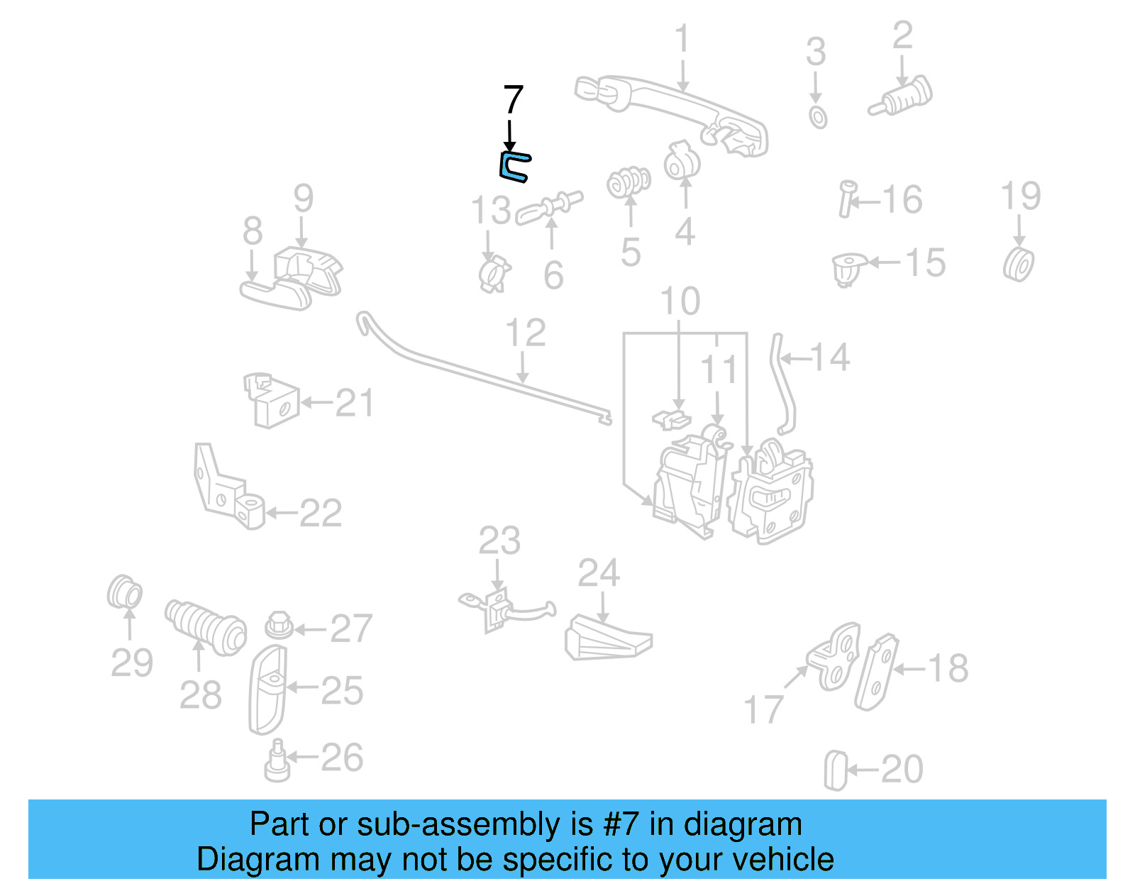 Handle, Outside Clamp 357-837-242 - View 8