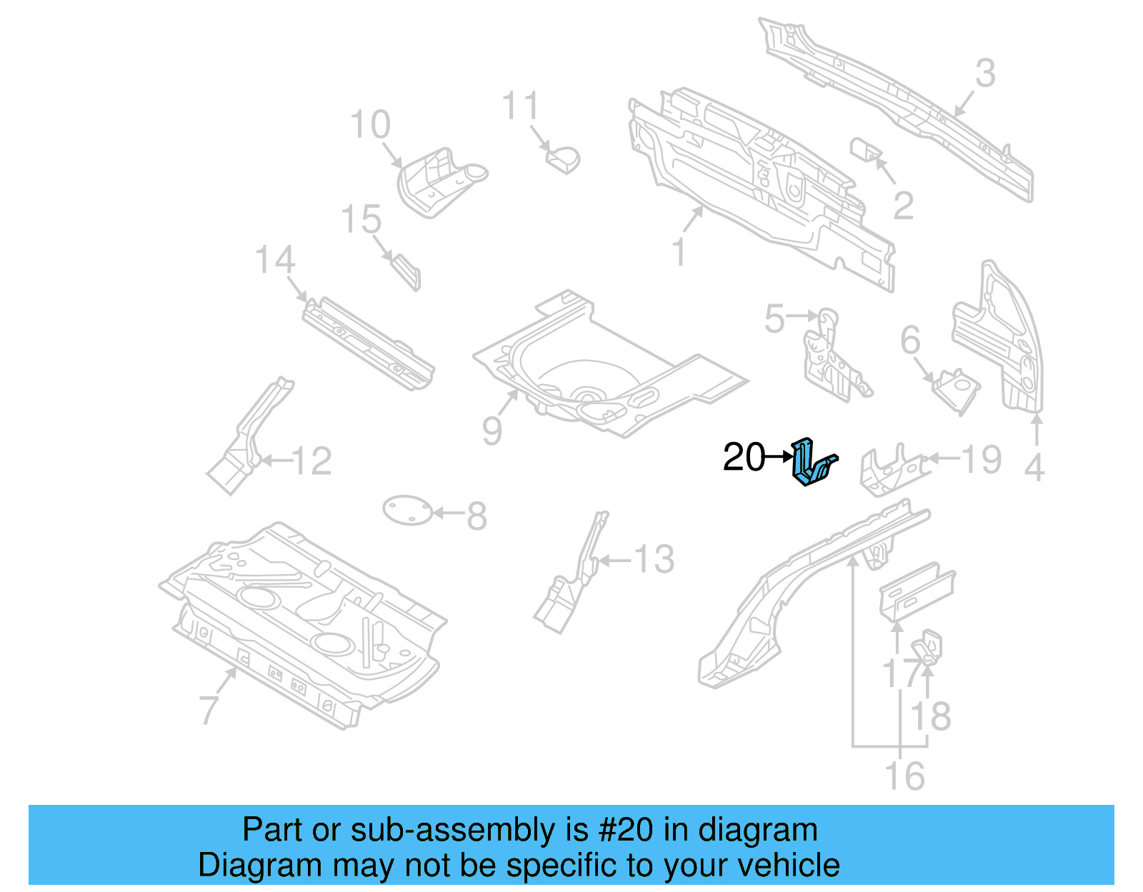 Mount Bracket 1J0-804-298 - View 9
