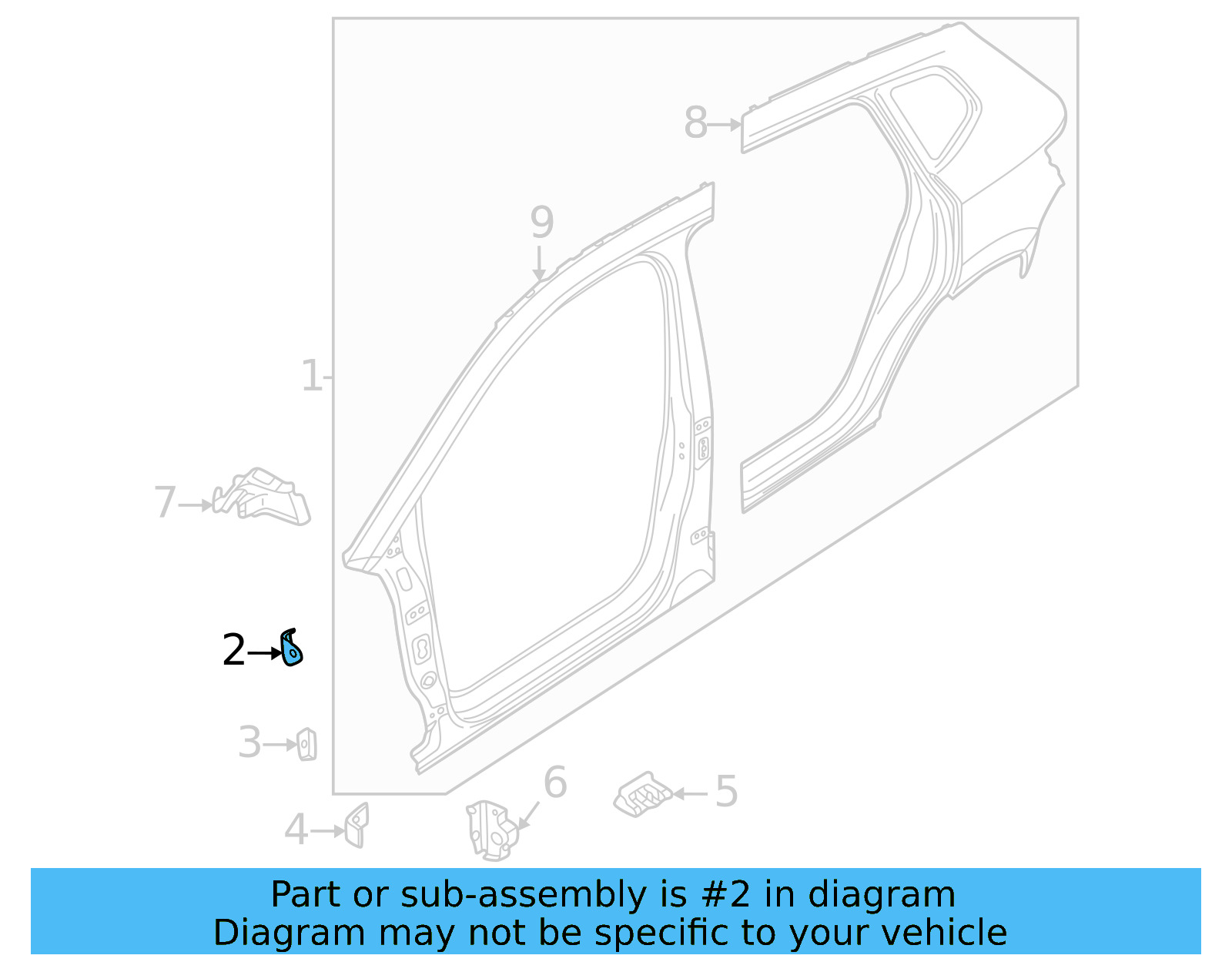 Uniside Assembly Bracket 575-821-121-A - View 4