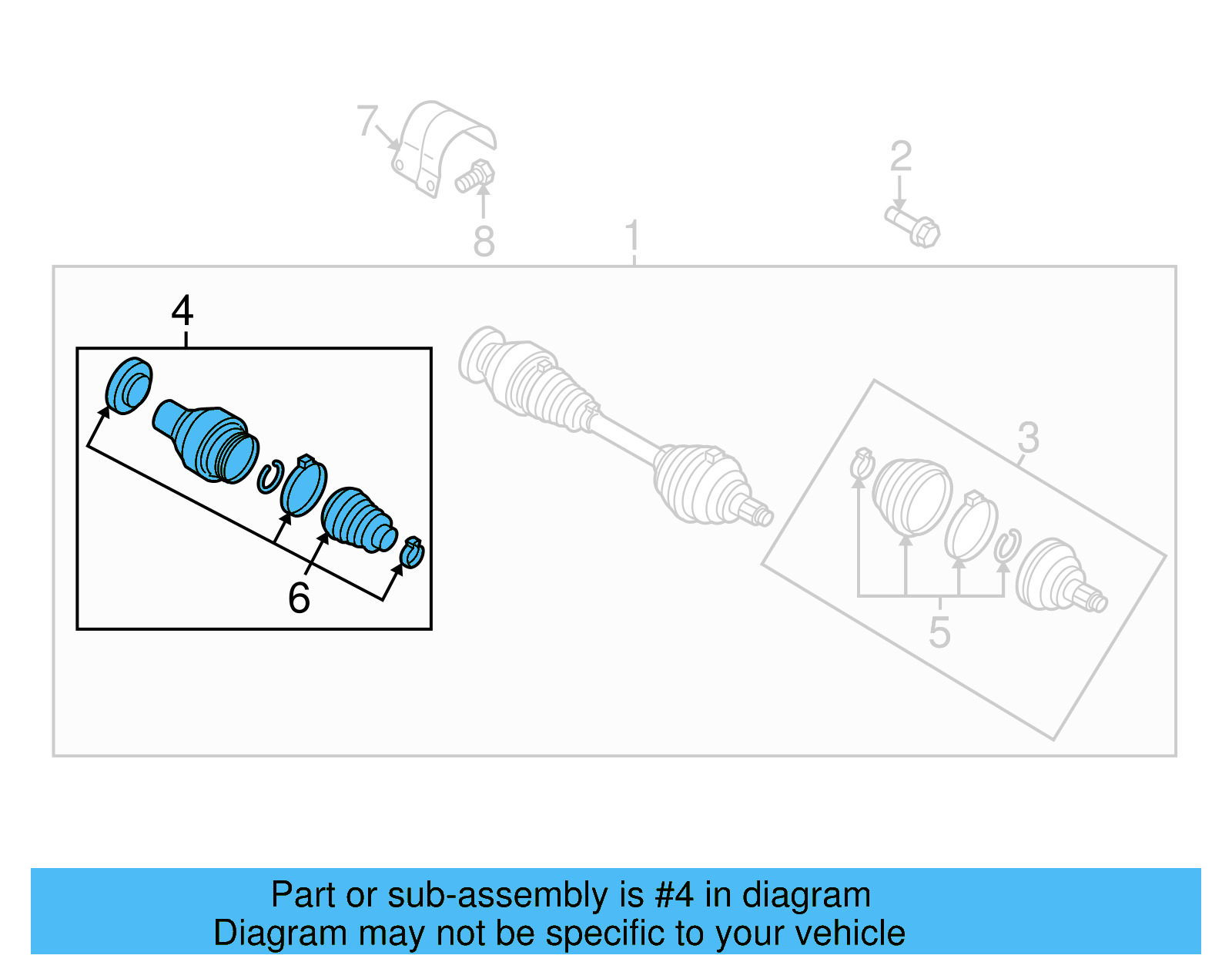 Inner Joint Assembly 5QN-498-103-N - View 4
