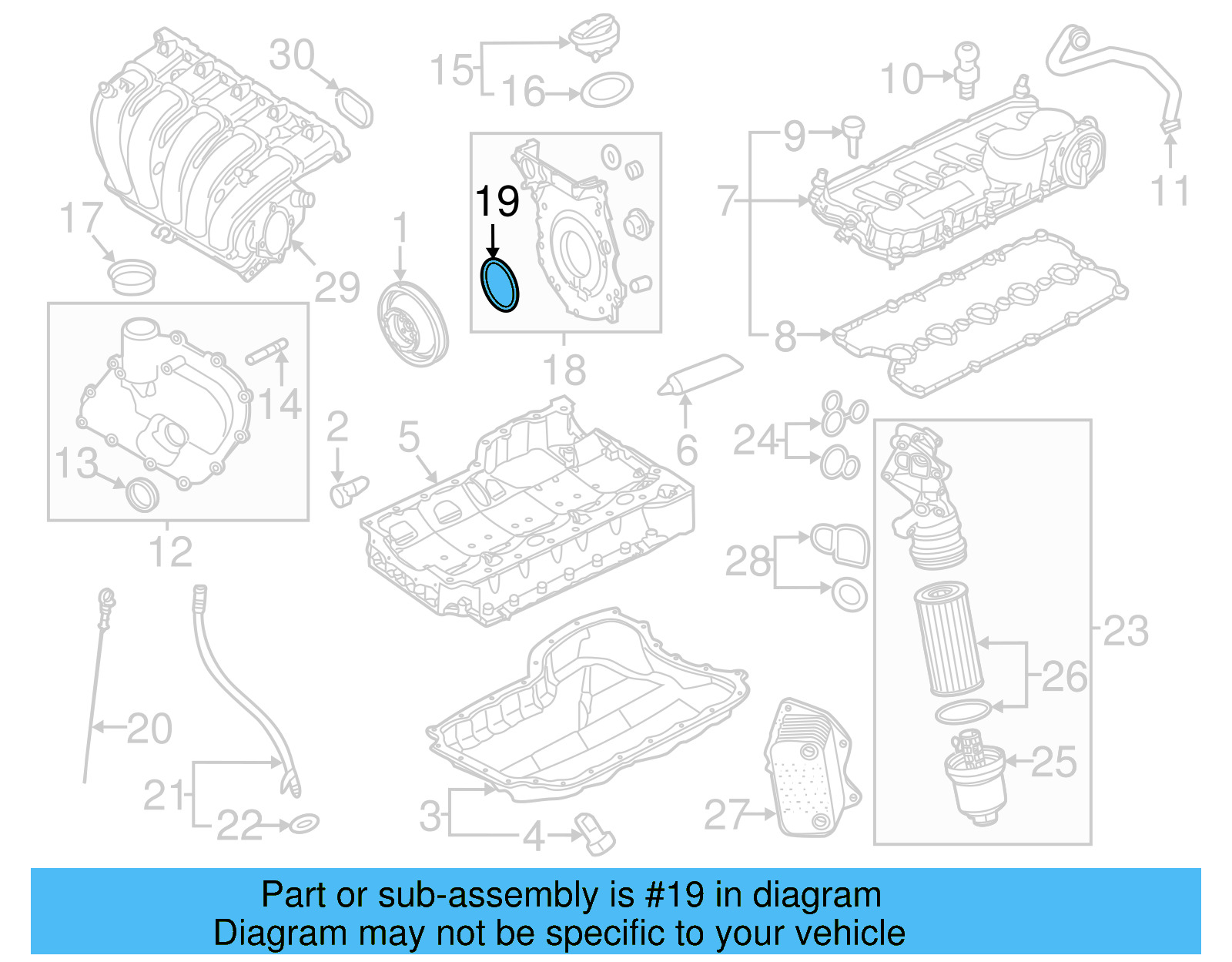 Timing Case Seal 059-103-051-K - View 10