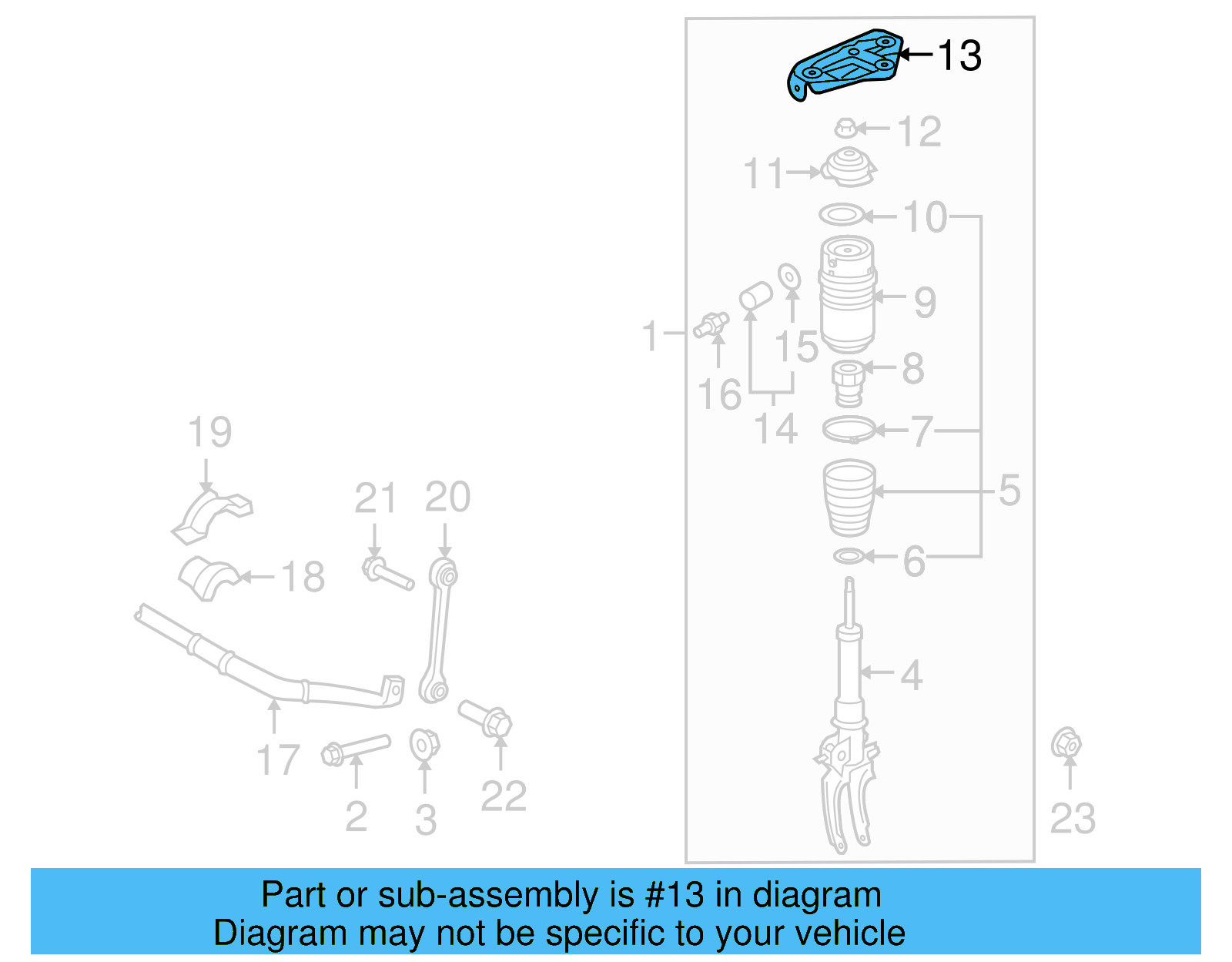 Mount Bracket 7L0-412-391-E - View 3
