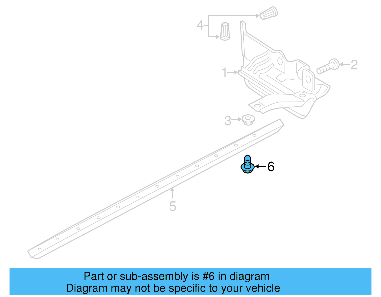 Rocker Molding Bolt WHT-006-944 - View 22