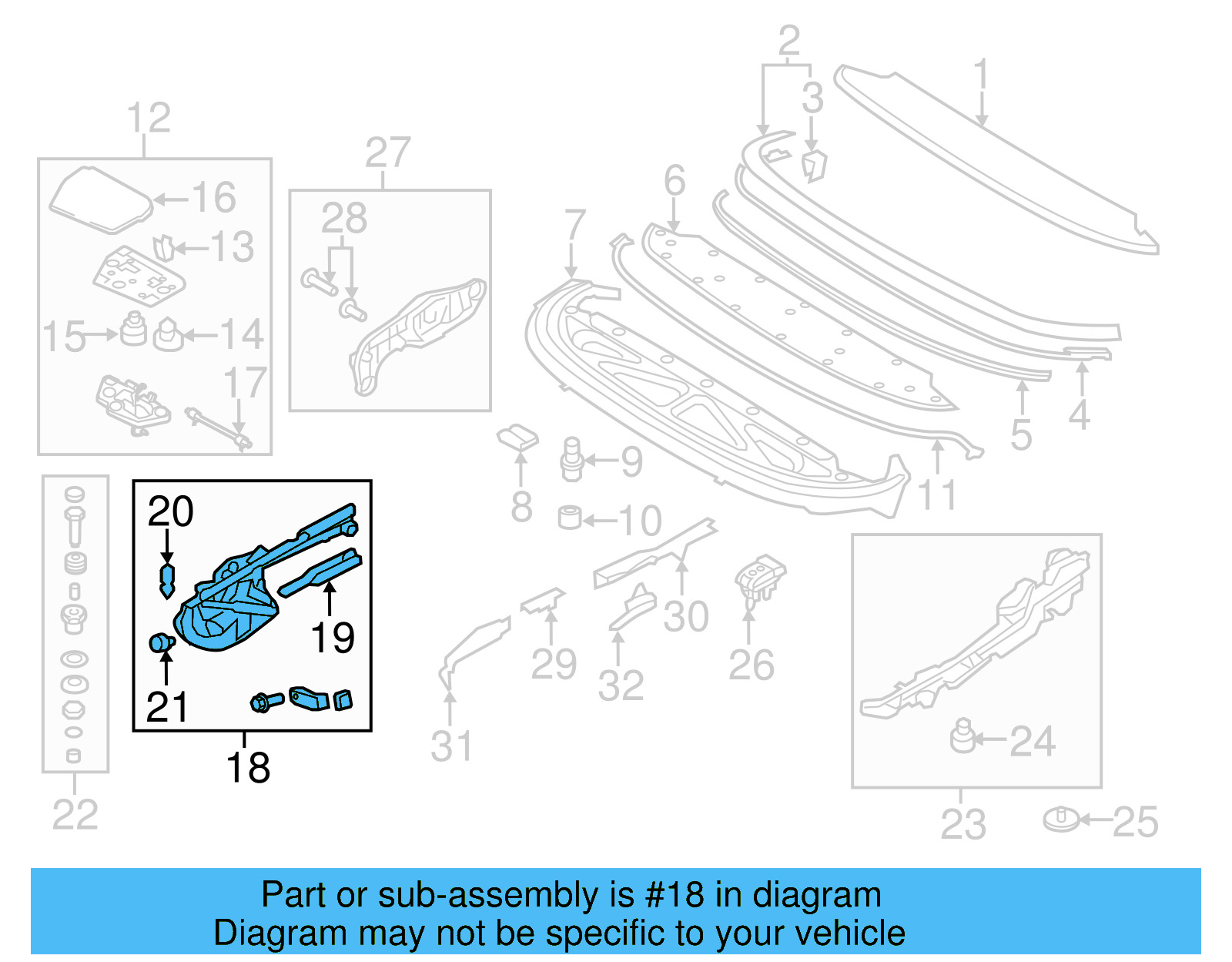 Hinge Assembly 1Q0-825-307-F - View 5