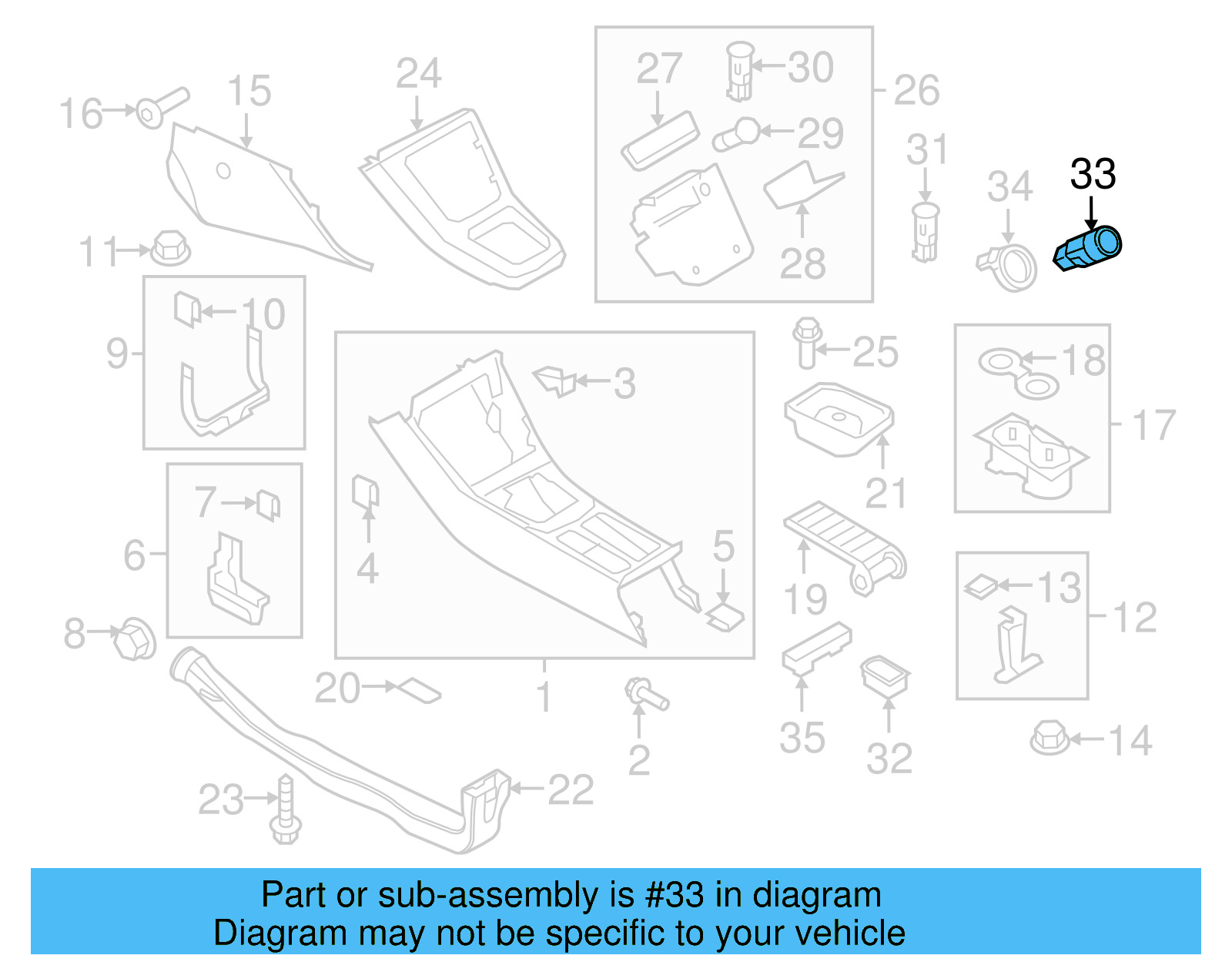 Start Button 5N0-959-839-C-3Q7 - View 9