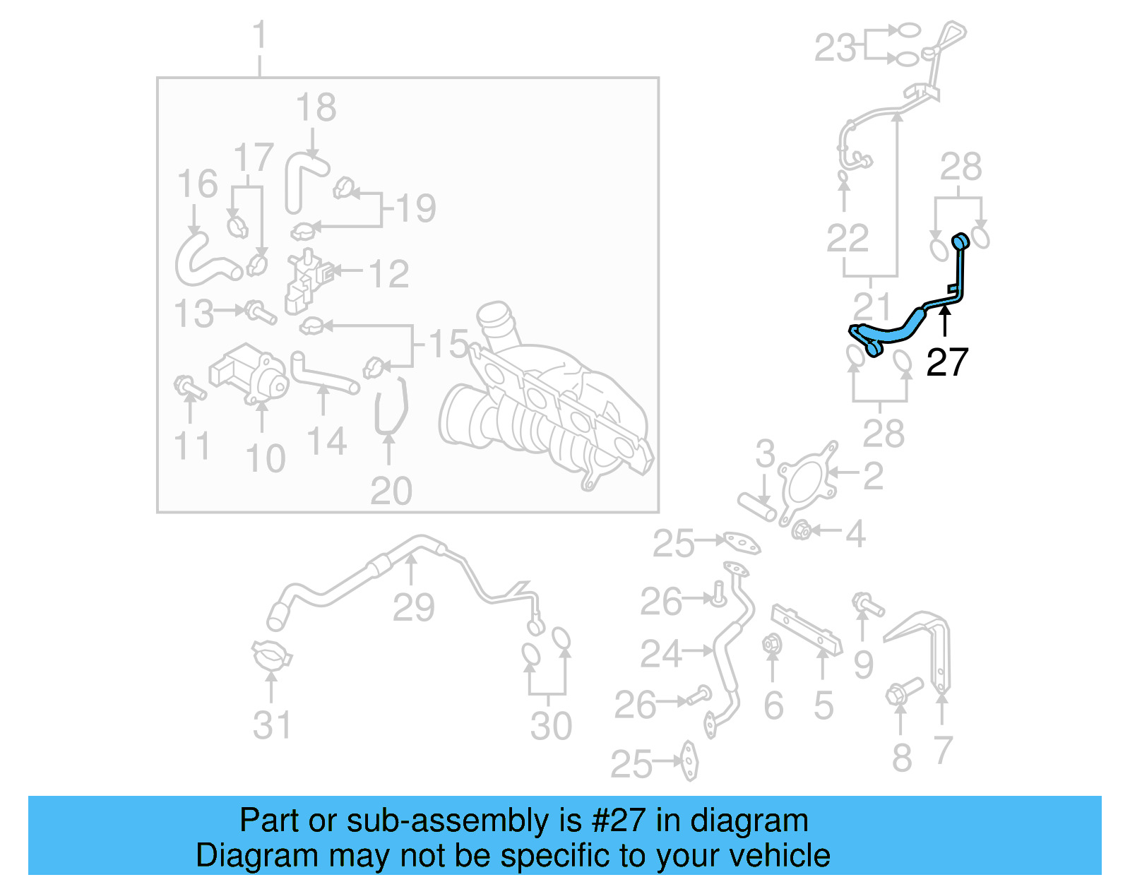 Engine Coolant Hose 06J-121-497-H - View 16