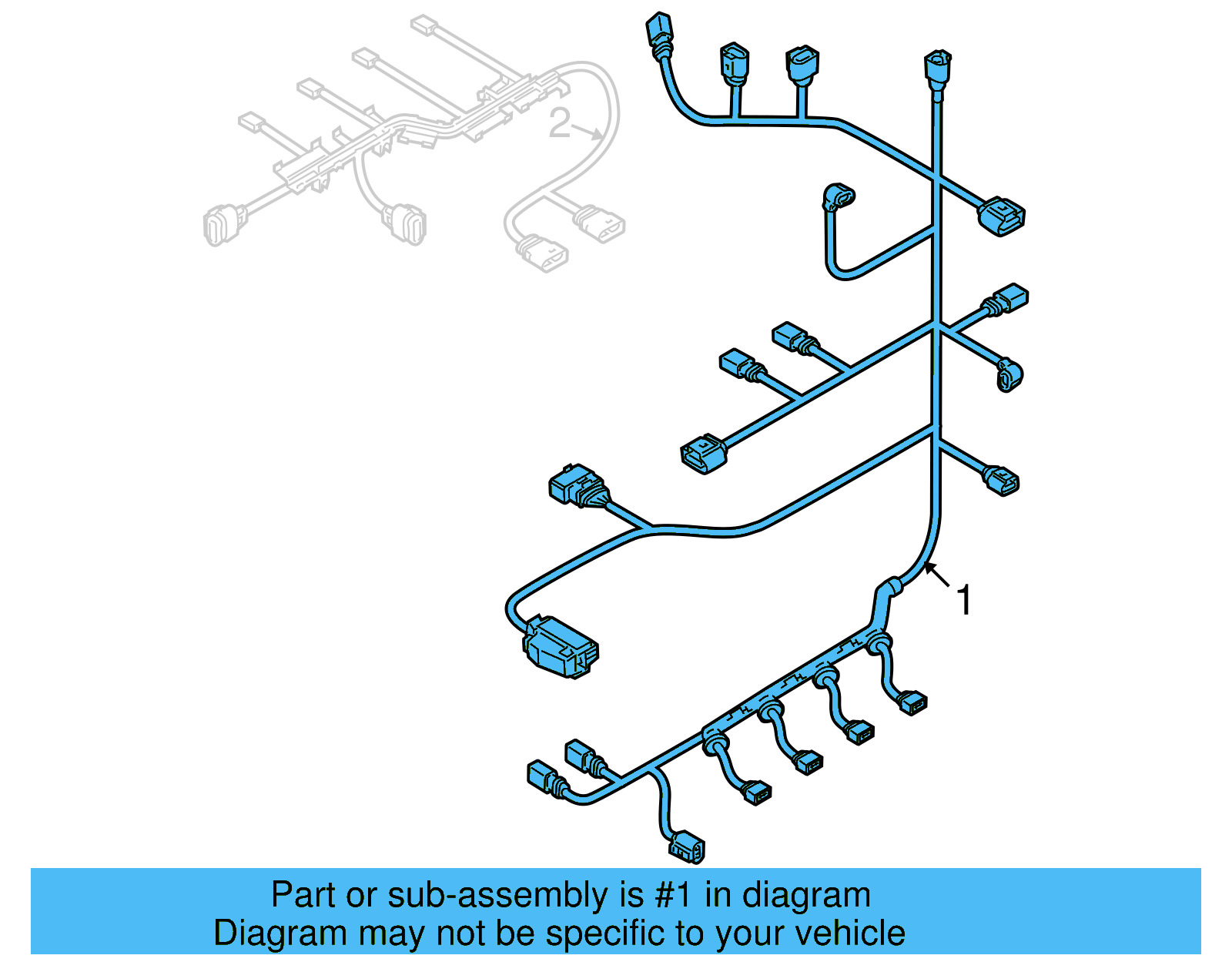 Engine Harness 06J-971-595-BP - View 6