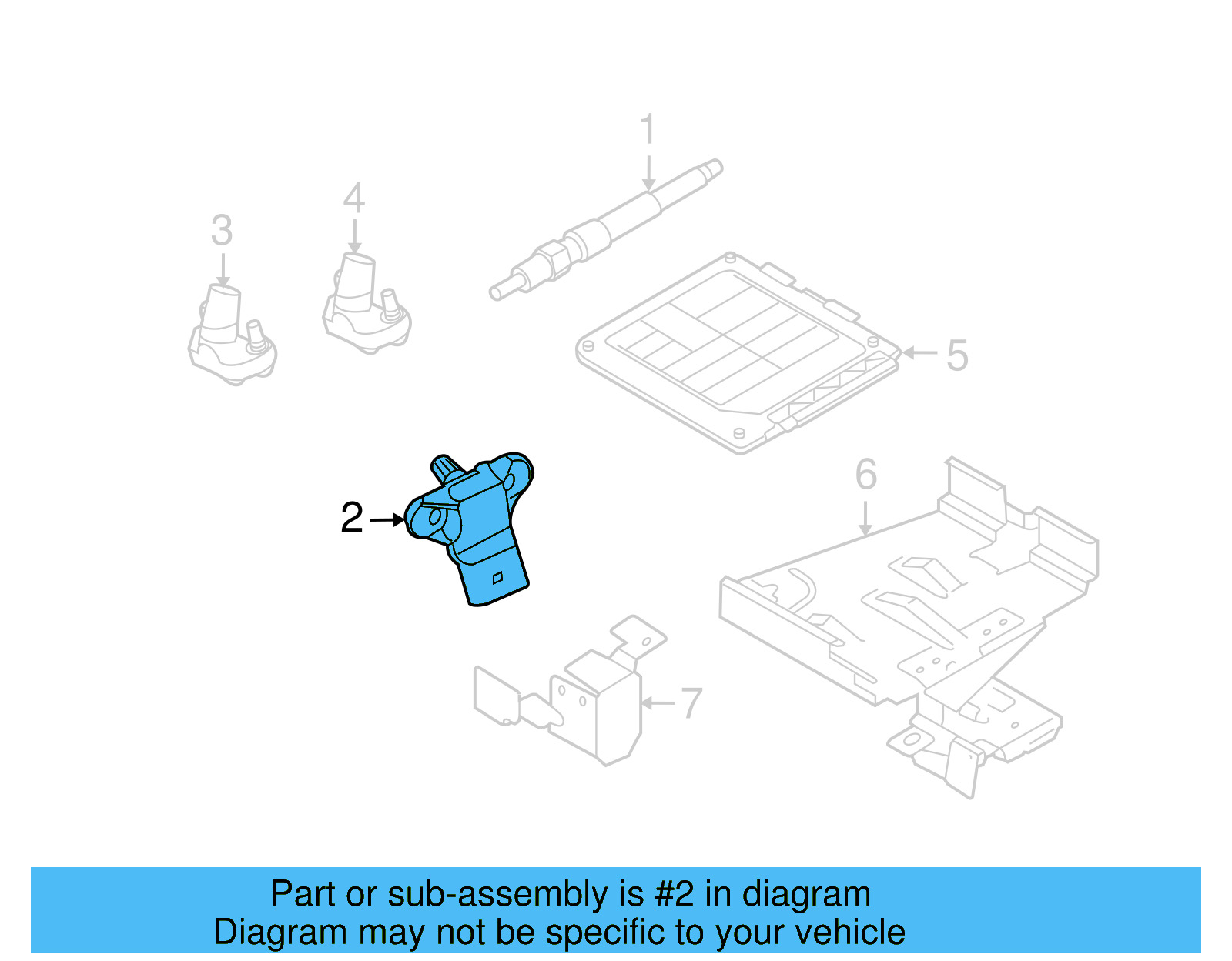 Pressure Sensor 03L-906-054-A - View 10