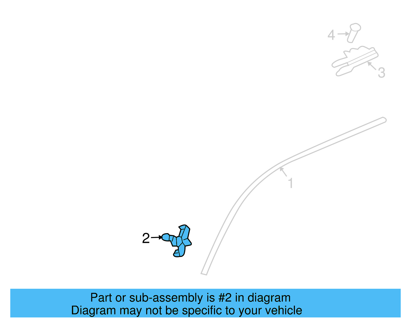 Drip Molding Clip 7L0-853-585-A - View 3