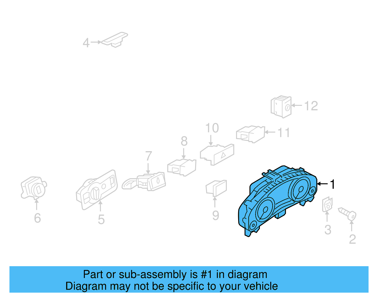 Cluster Assembly 7P6-920-983-DX - View 4