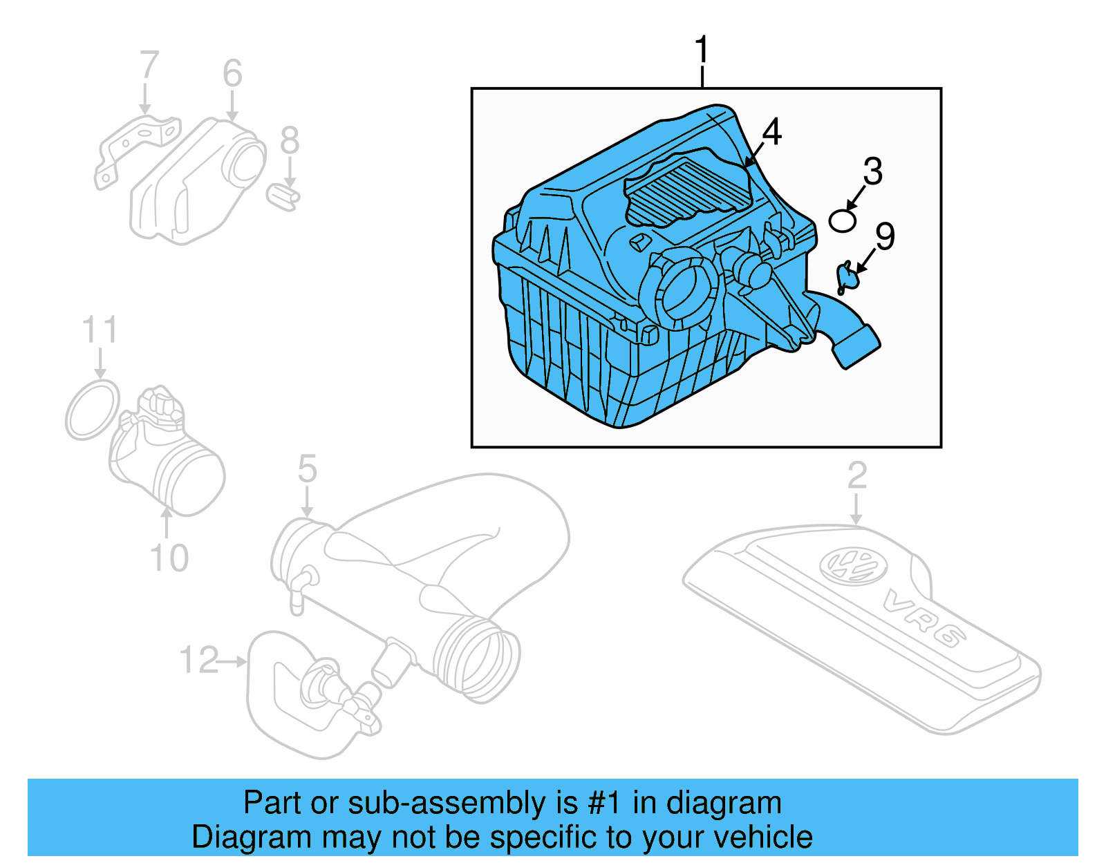Air Cleaner Assembly 022-129-607-AD - View 4
