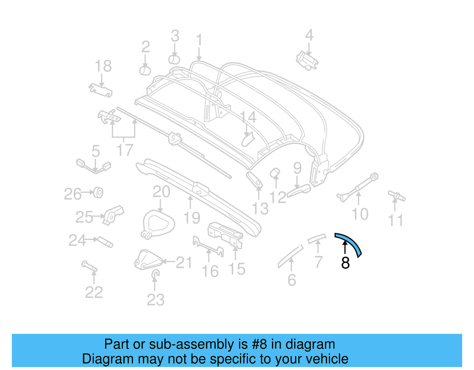 Top Assembly Gasket 1Y0-871-455-B - View 11