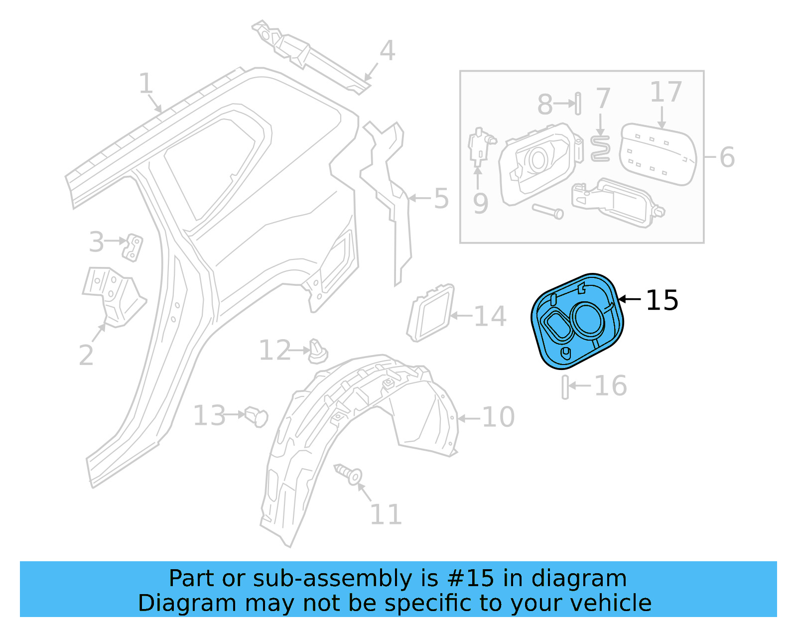 Fuel Filler Housing 3CN-809-933 - View 4