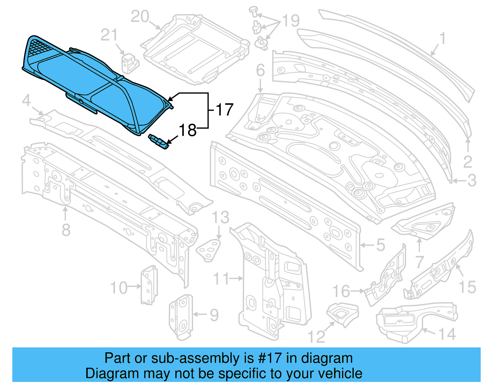Air Deflector 5C3-862-951-D - View 5