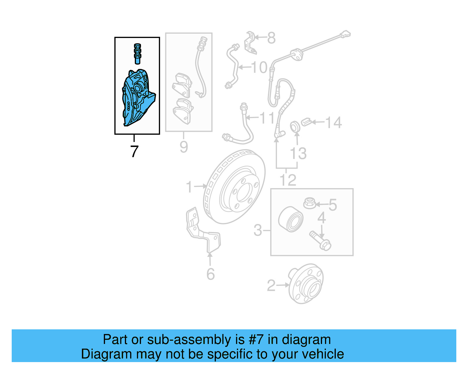 Caliper 4B0-615-108-B - View 3